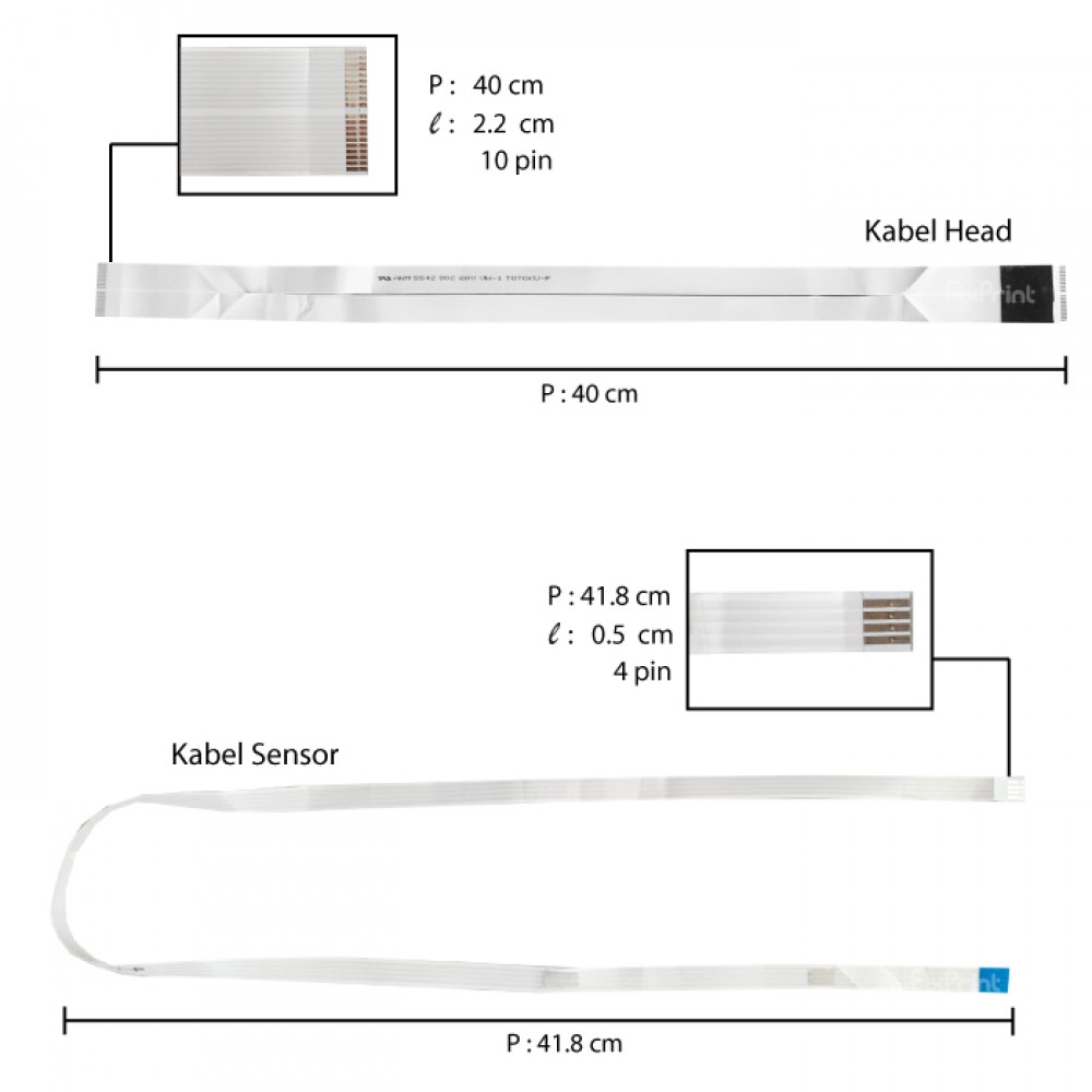 Kabel Head Sensor Printer Epson L1110 L3100 L3101 L3110 L3116 L3150 L3156 Kabel Fleksibel Head 2845